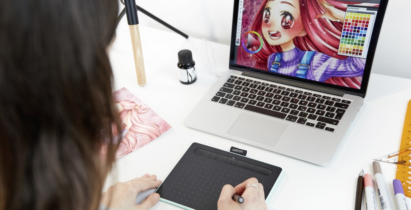 L’art numérique : Apprends à dessiner sur une tablette graphique